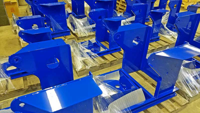 1504 Welding Positioners back from Powder Coating