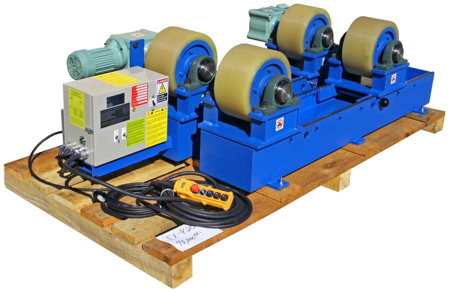 EX-R20-A Tank Turning Rolls Ready for Shipping