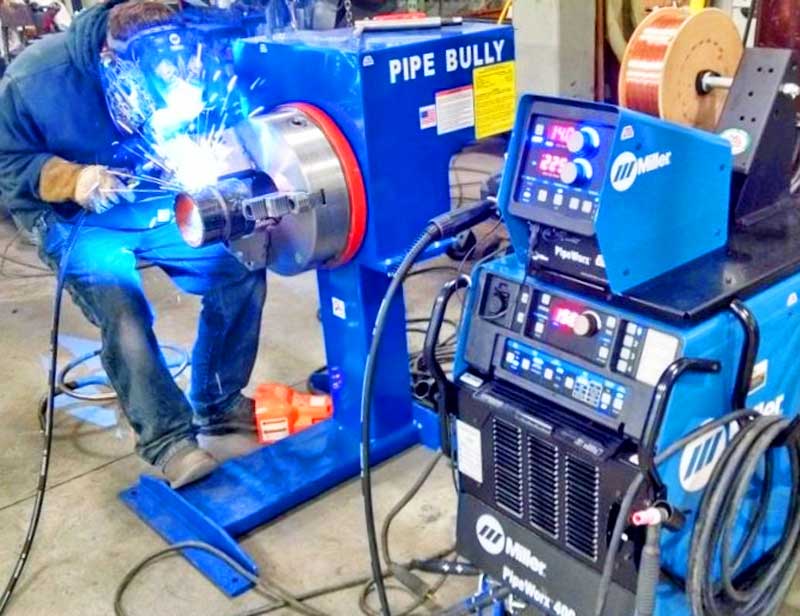 Pipe Bully Pipe Rotator in Production
