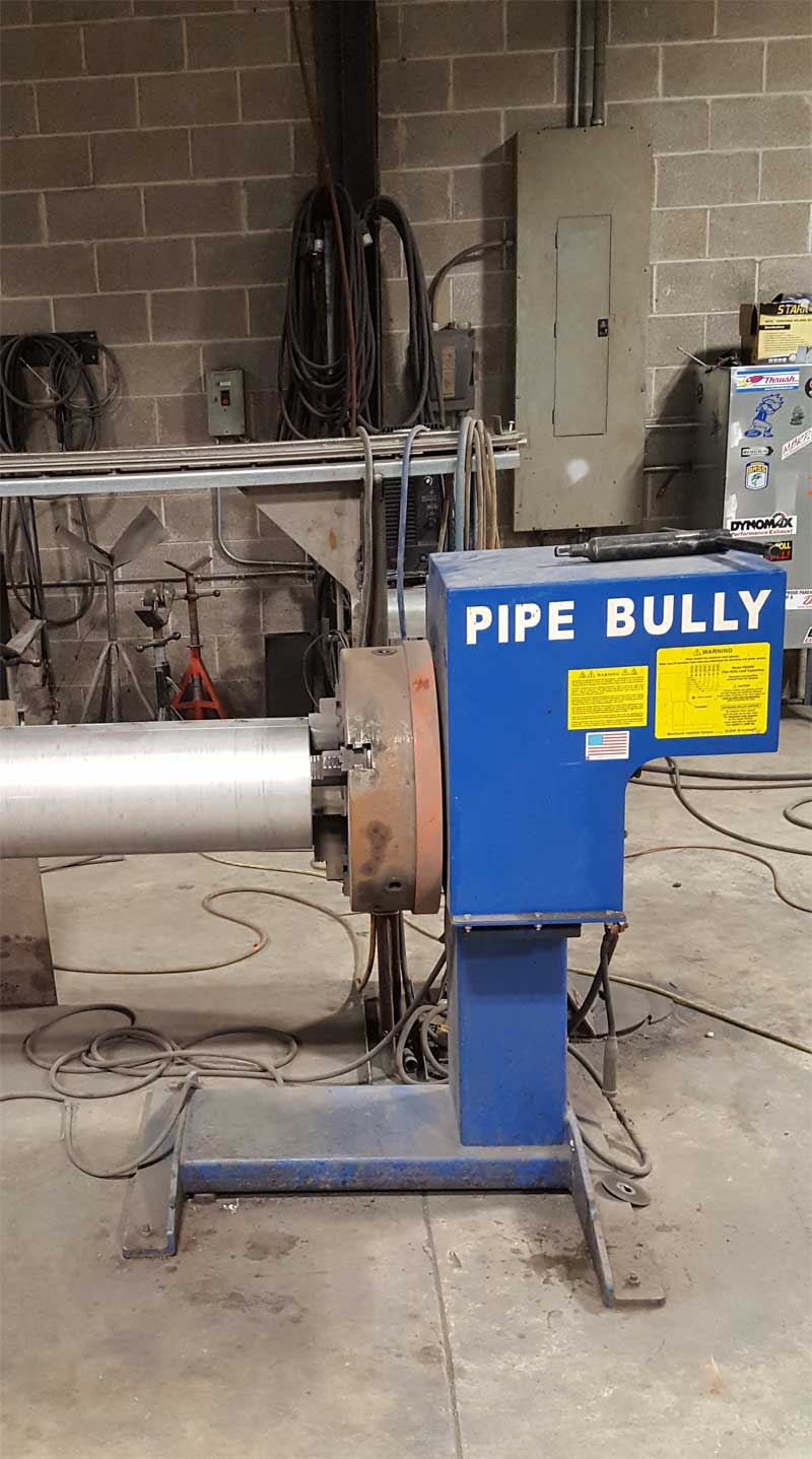 Pipe Bully Pipe Rotator in Production