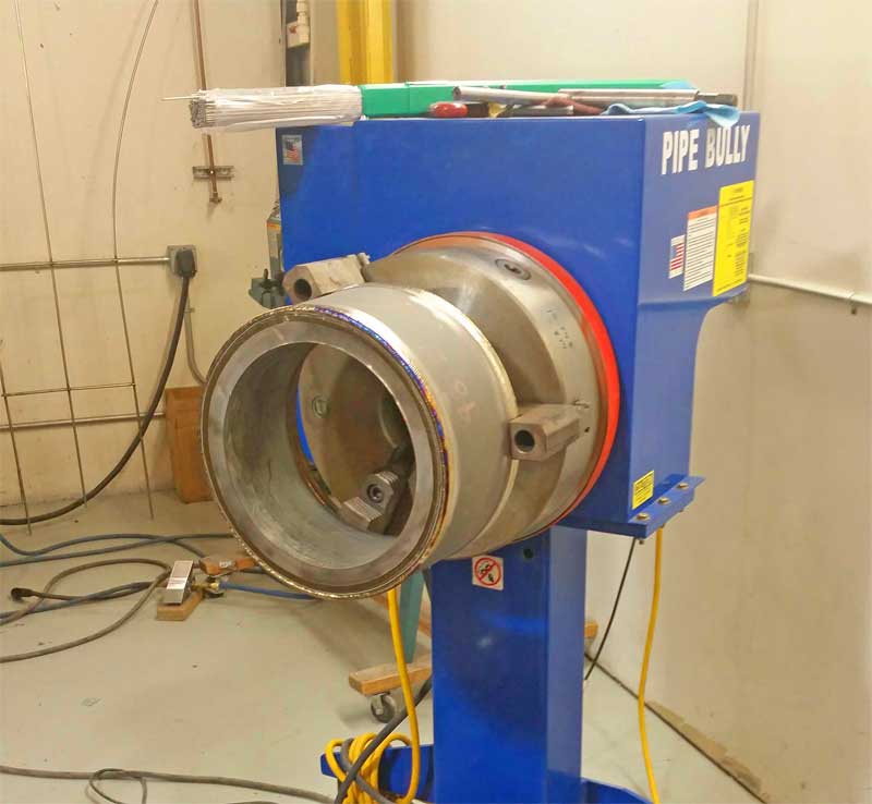Pipe Bully Pipe Rotator in Production