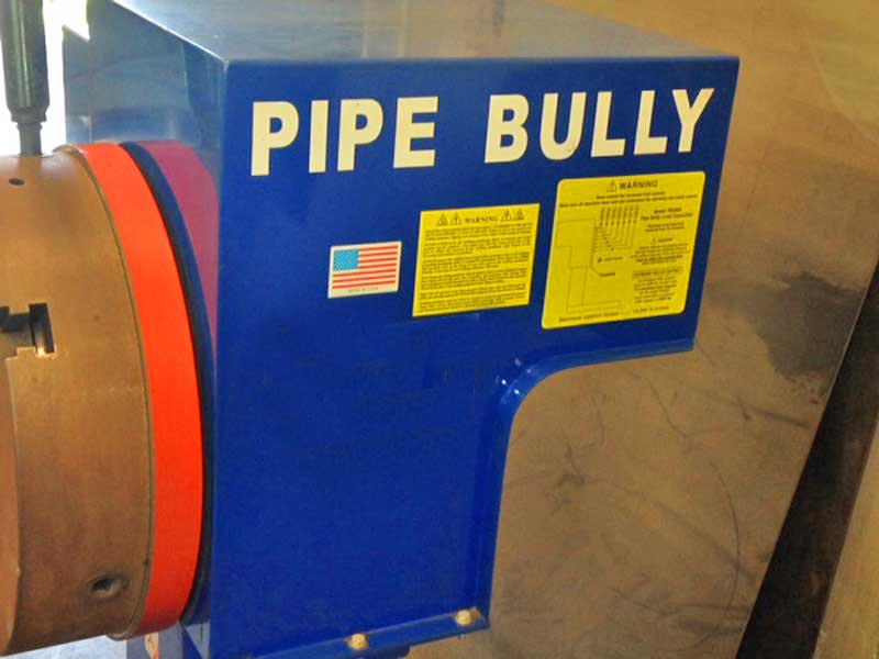 Pipe Bully Pipe Rotator in Production