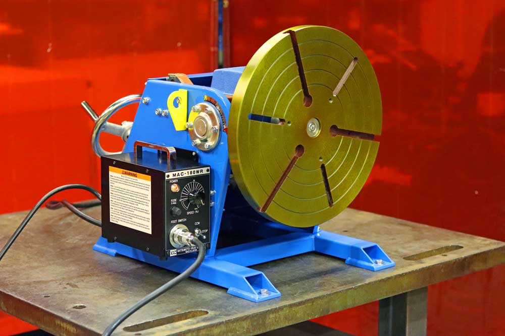 MAC Model PS-2F-5-A Two Axis Welding Positioner