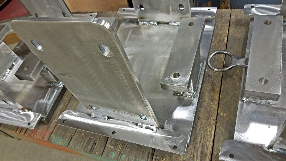 Pipe Bully Pipe Rotator being fabricated 