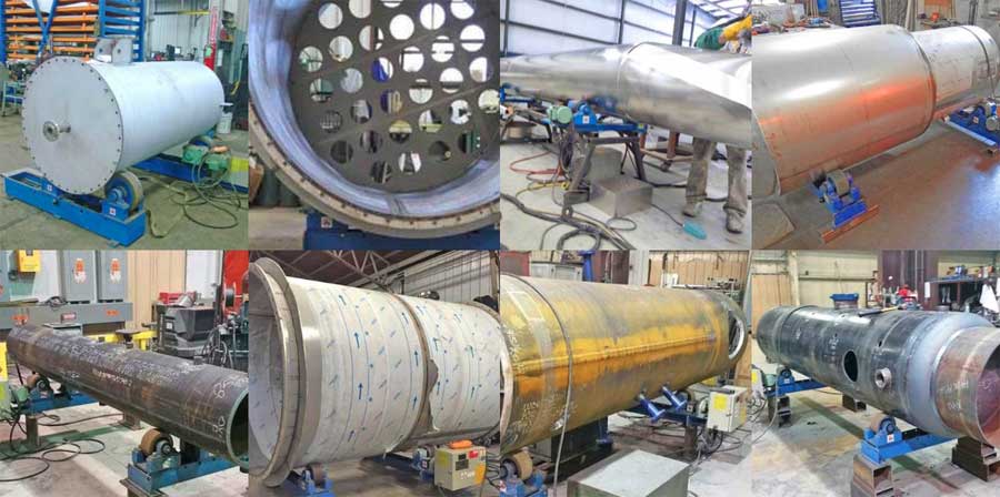 Tank Turning Rolls in Production