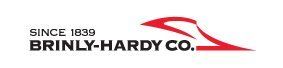 The brinly-hardy co. logo is red and black and says since 1839.
