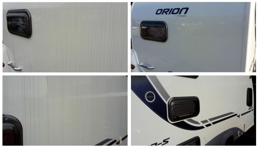 Caravan Black Streaks Removed