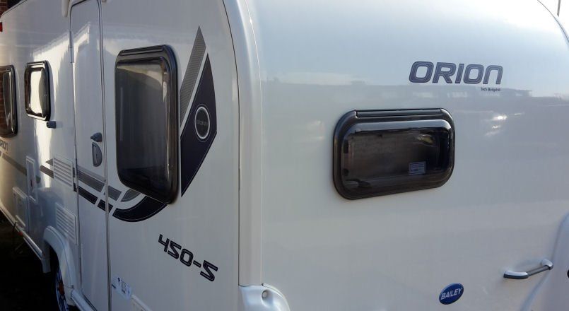 Caravan Towel Dried To Leave A High Shine