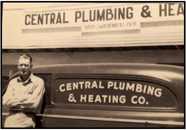 1946 Louis Waldenberg — Great Falls, MT — Central Plumbing, Heating, Excavation 1946 Louis Waldenberg — Great Falls, MT — Central Plumbing, Heating, Excavation