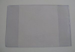 Buchhülle transparent