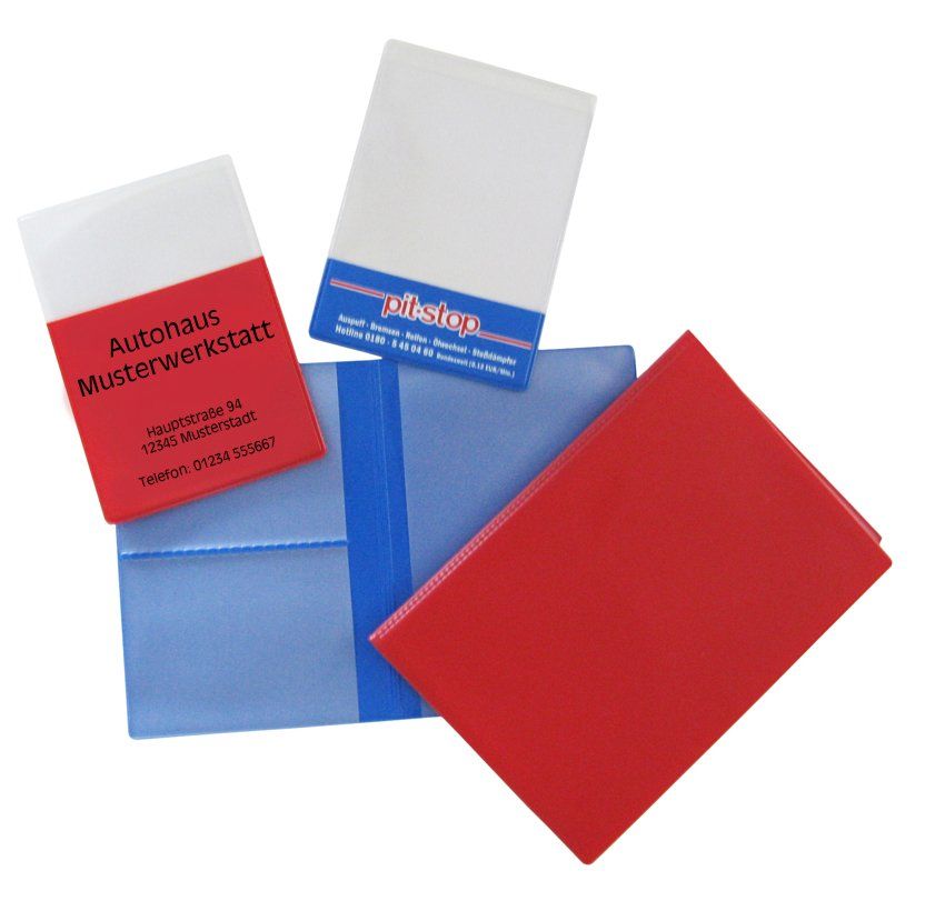 KFZ-Schein Hülle, KFZ Dokumentenhülle, KFZ Papier Hülle, KFZ-Schein Etui, KFZ Papier Mappe, Dokumentenhülle, Fahrzeug Schein Hülle, Schlüsselhülle Werkstatt, Mappe Werkstatt, Hülle mit Druck, Mappe mit Druck, Auto Dokumentenmappe, Auto Dokumententasche