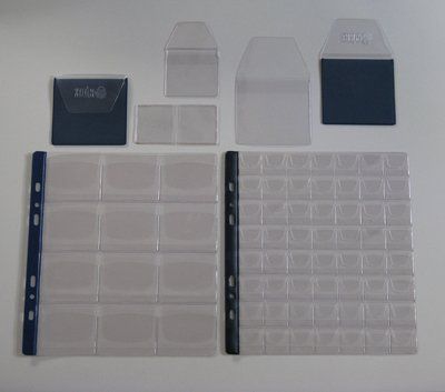 Schutzhüllen für den Sammlerbedarf, Briefmarken, Münzen, Pins, je nach Anforderung auch zum Abheften