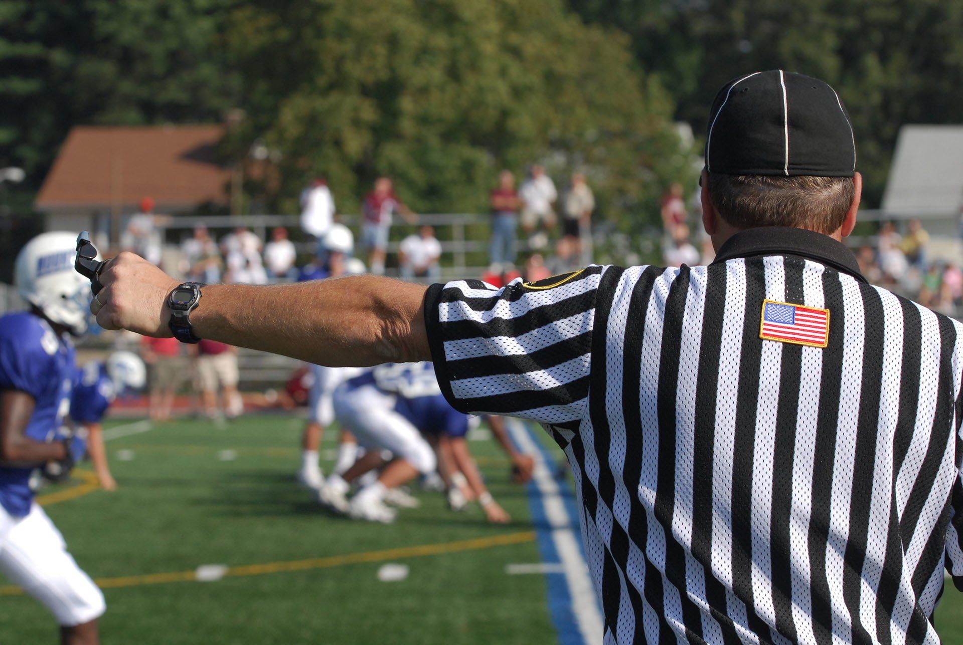 Referee Uniform — Football Referee in a Game in Huntsville, AL
