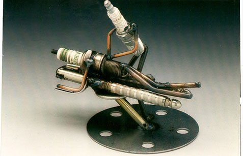 Sparkplug Sculpture - Chiropractor