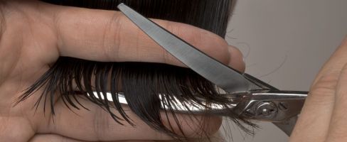 Cutting hair