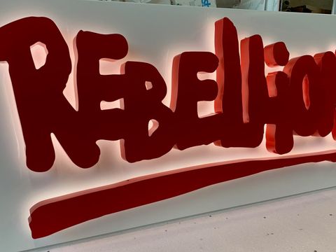 Aluminium Lettering, Halo Illuminated & Fully Fitted
