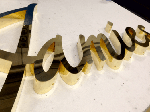 Polished Gold Stainless Steel