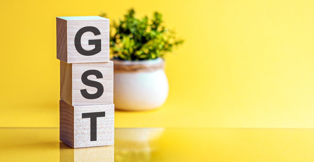 GST written on wooden blocks — Fraser Coast Accounting Group in Pialba, QLD