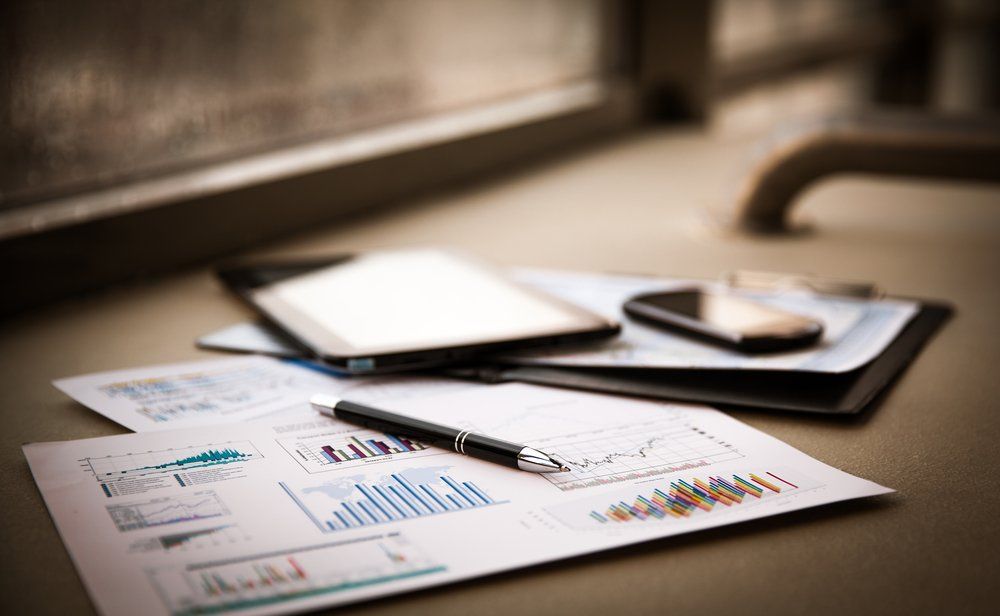 Business documents with graphs and charts — Fraser Coast Accounting Group in Pialba, QLD