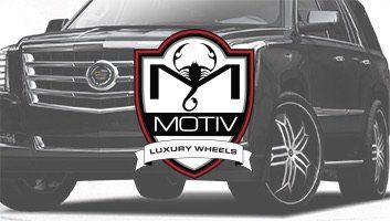 Black Cadillac SUV with 
