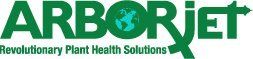 Arborjet The green Arborjet logo featuring a globe inside the letter 'O' with the text