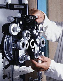Diabetic Retinal Evaluations - Doctor Setting Up The Equipment For Evaluation In Hamden, CT Diabetic Retinal Evaluations - Doctor Setting Up The Equipment For Evaluation In Hamden, CT