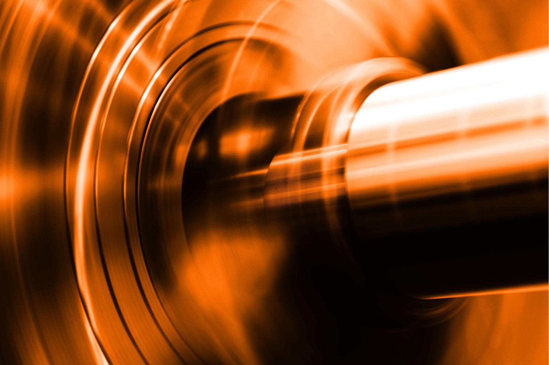 A close up of a metal object with a blurred background