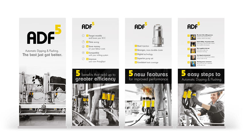 Popup exhibition banners for adf.