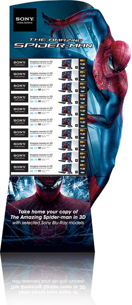 A poster for the movie the amazing spider-man