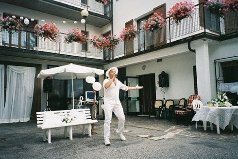 Ballerino durante l'esibizione