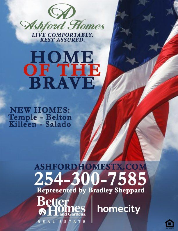 home of the brave | ashford homes | killeen, tx 76542