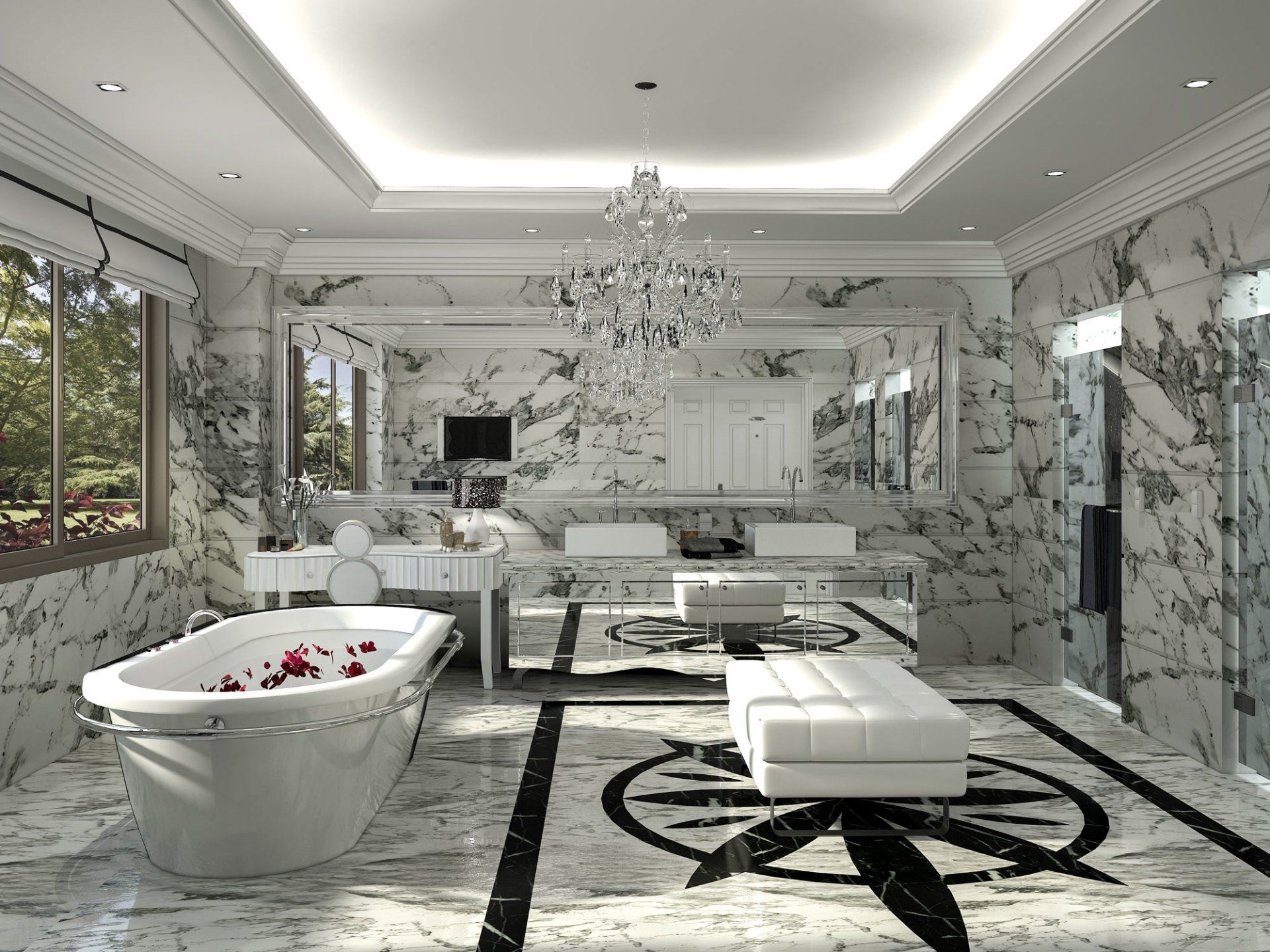 Luxury Bathroom — Haverhill, MA — Natural Stone Plus Inc Luxury Bathroom — Haverhill, MA — Natural Stone Plus Inc