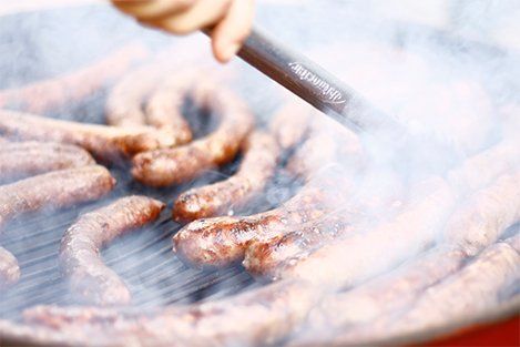 grilled hotdog smoked