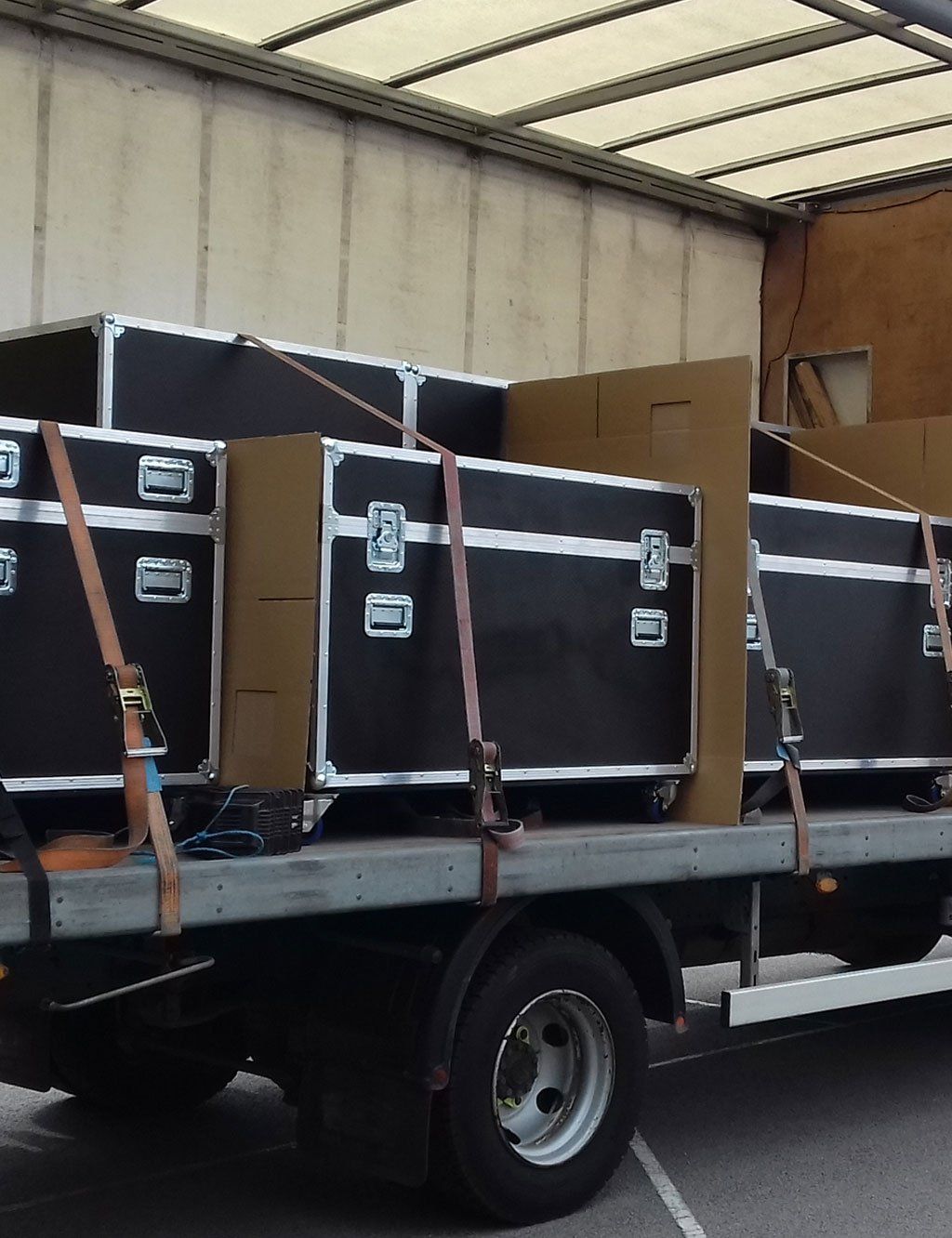 Truck loaded up