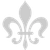 Fleur de lis fill Icon