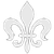Fleur de lis fill Icon