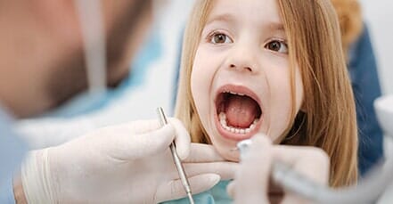 Child's Teeth being examined — General Dentist in Banning, CA Child's Teeth being examined — General Dentist in Banning, CA