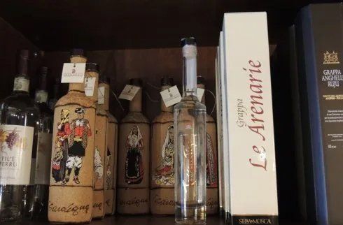 bottiglie di grappa sarda