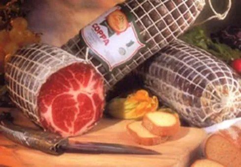 tagliere con coppa sarda