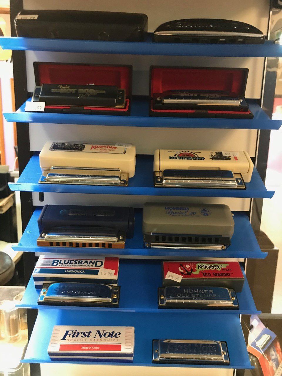 Harmonicas, Top City Music, Topeka KS