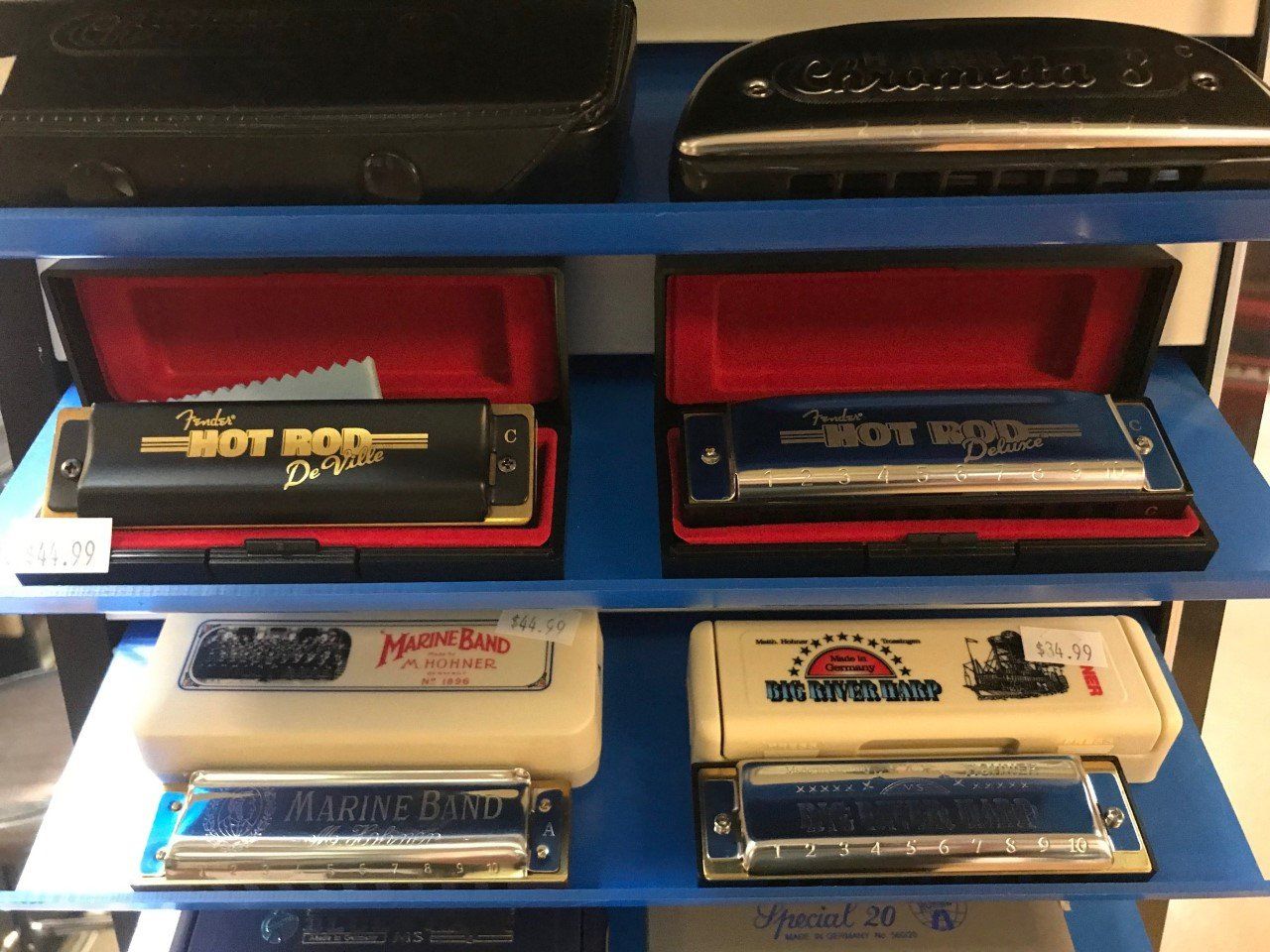 Harmonicas, Top City Music, Topeka KS