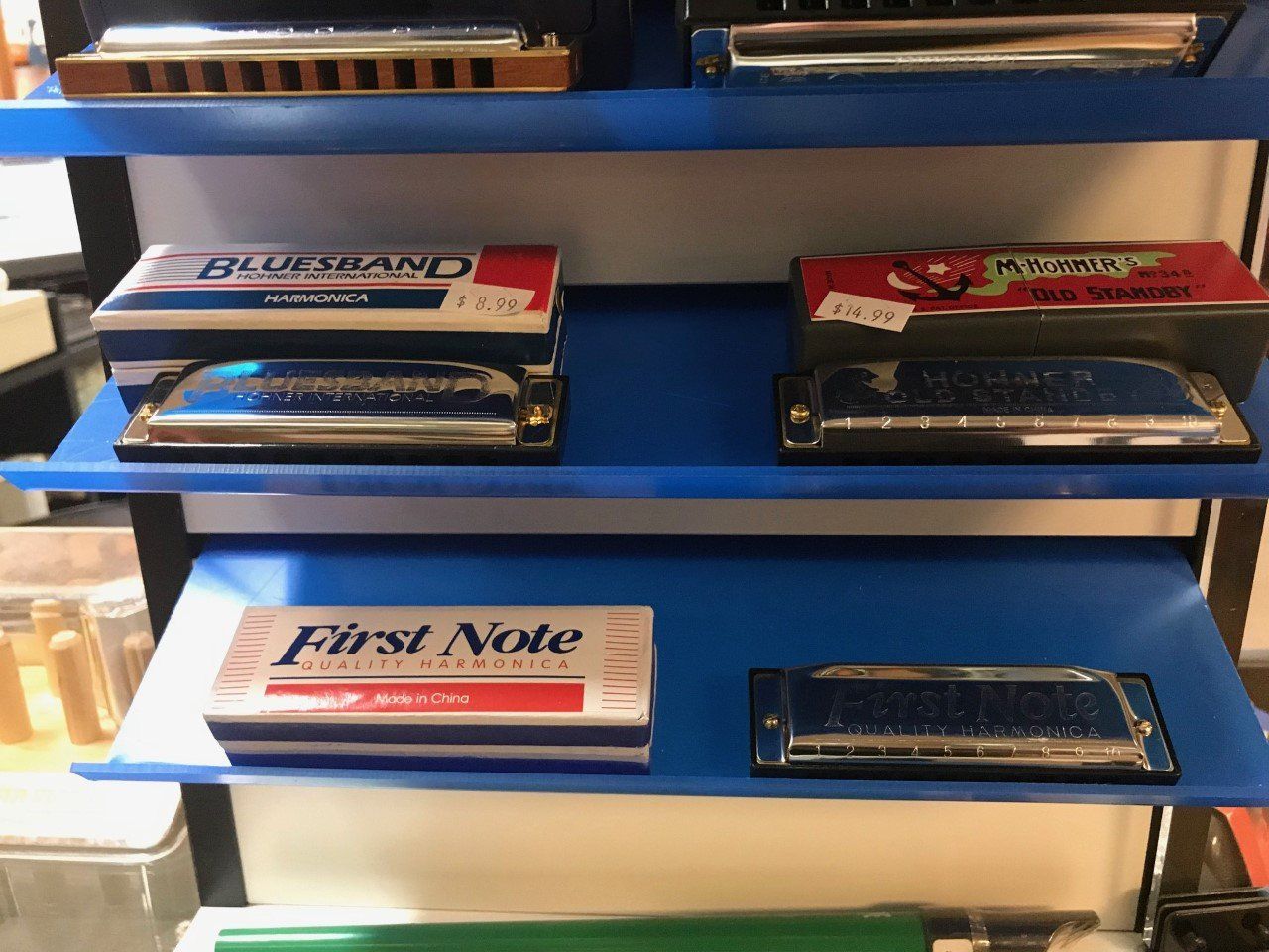 Harmonicas, Top City Music, Topeka KS
