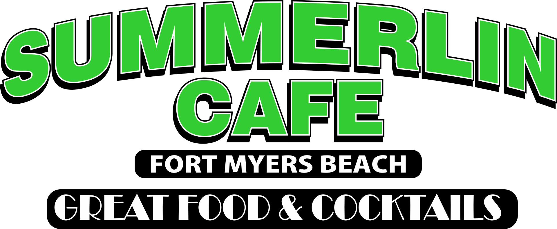 Summerlin Cafe logo: green text on white background,
