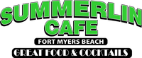 Summerlin Cafe logo: green text on white background, 