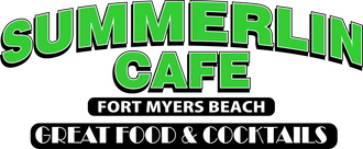 Summerlin Cafe logo: green text on white background, 