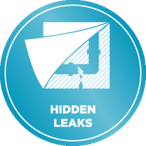 Hidden Leak Detection Button
