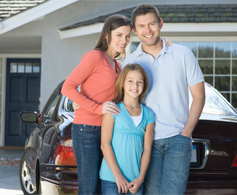 Family with New Car Family with New Car