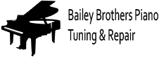 A logo for bailey brothers piano tuning and repair