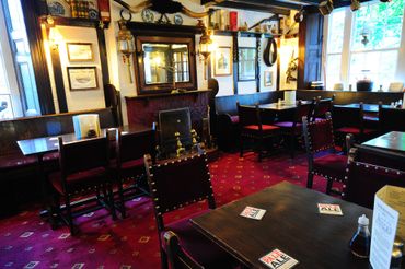 Inside our traditional pub
