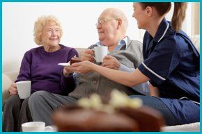 Couple in care home